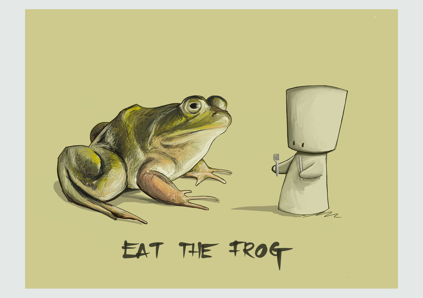 Eat the Frog A5 Print