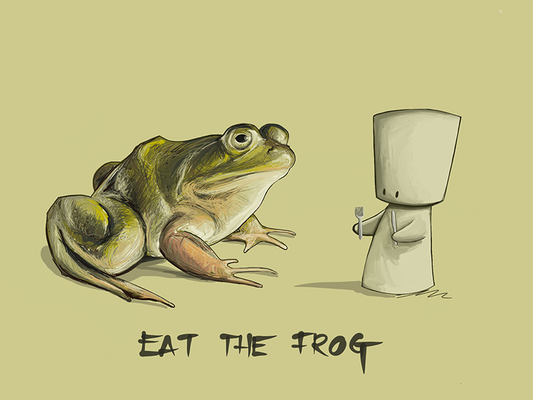Eat the Frog A5 Print