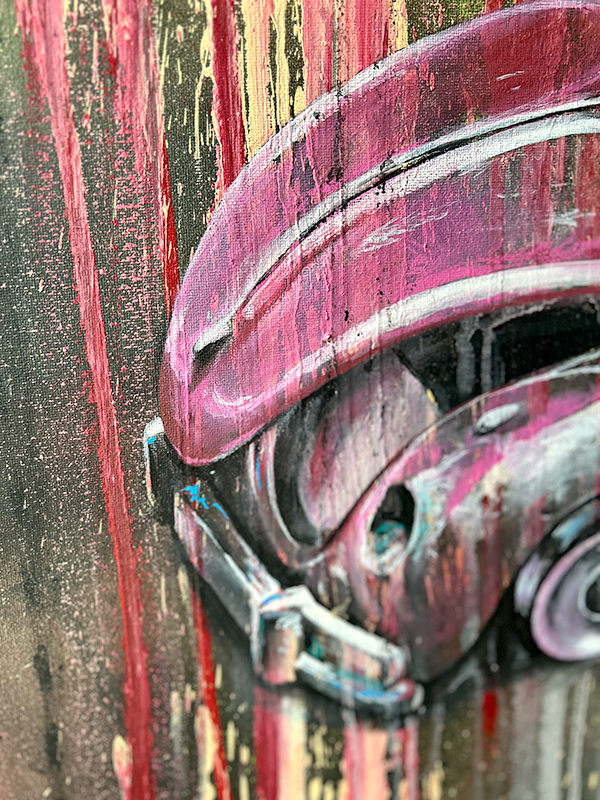 Ghost Car - Original Canvas