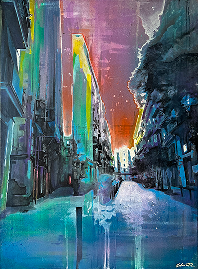 Triangle - Original Canvas