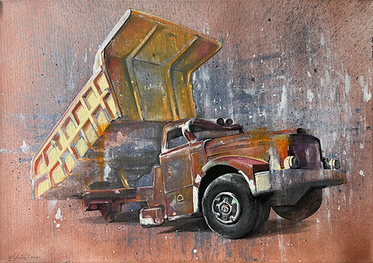 Dump - Original Canvas