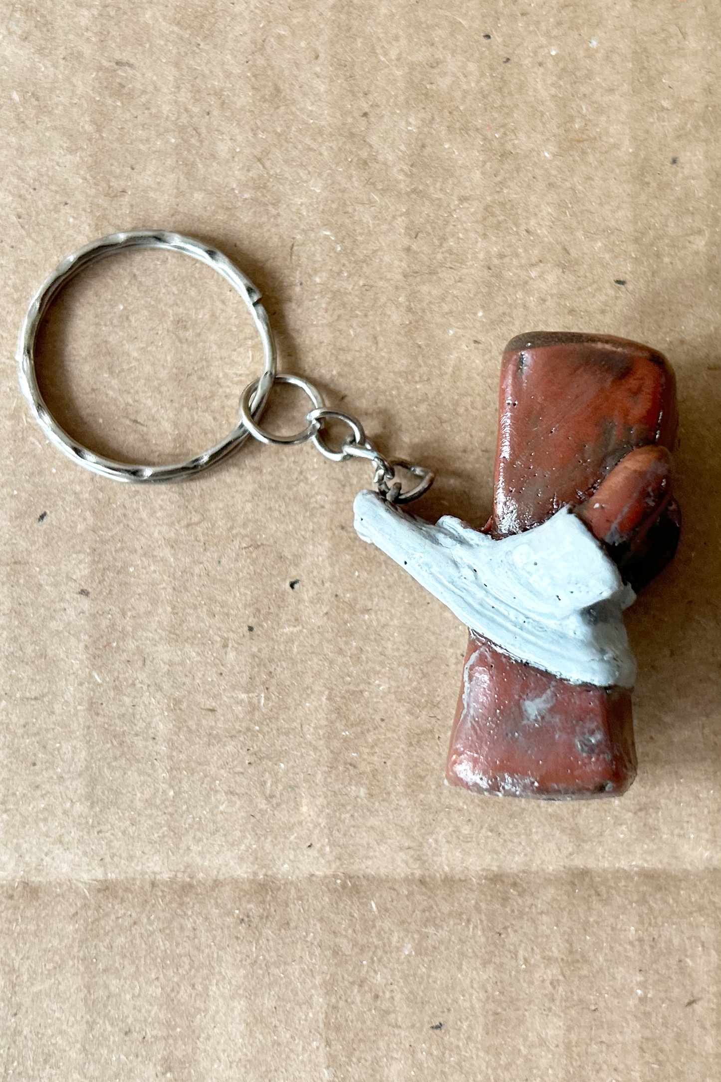 Steve keyring - Copper/White - 10/10